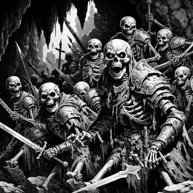 Leaving the Necromancer’s&nbsp;cave.